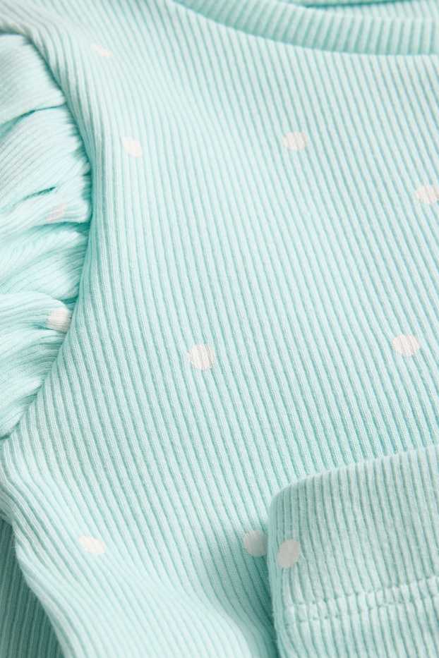 Enfants filles - Lot de 3 - oie et nœud - pyjamas - 6 pièces - rose / bleu