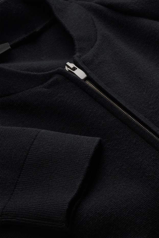 Uomo - Cardigan - nero