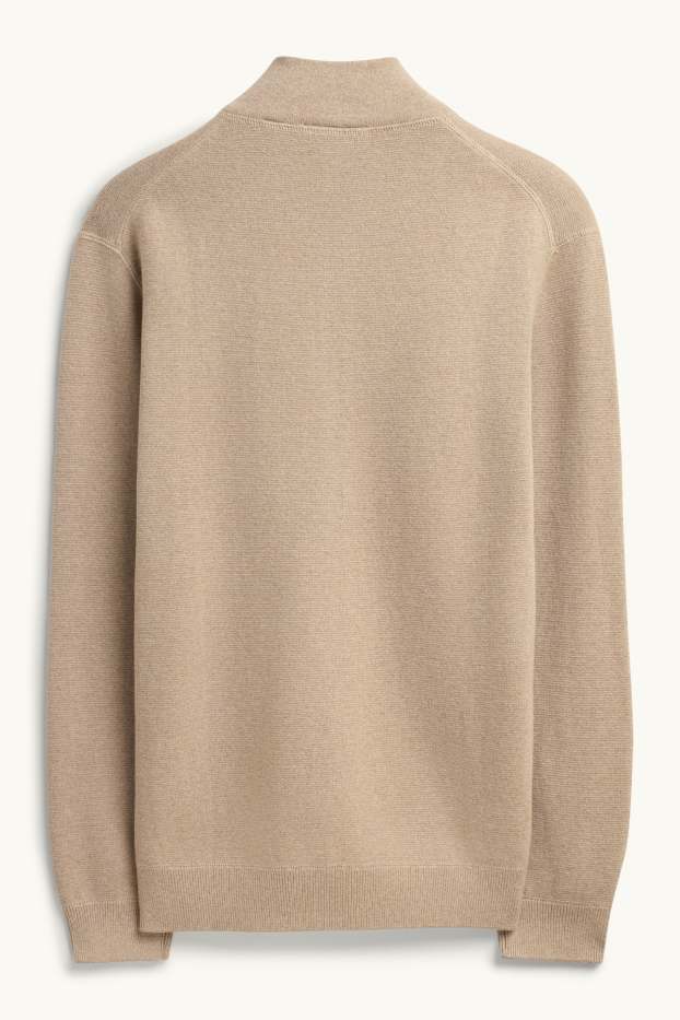 Hommes - Gilet en maille - beige
