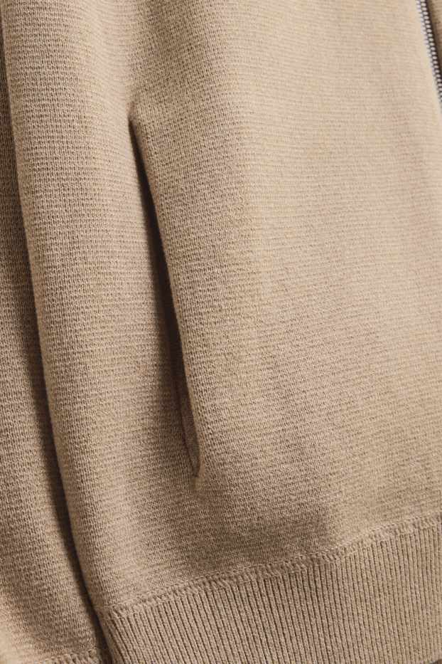Hommes - Gilet en maille - beige
