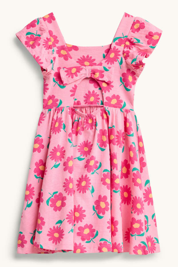 Copii - Fete - Flori - rochie - roz