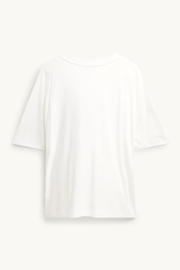 Women - T-shirt - relaxed fit - white