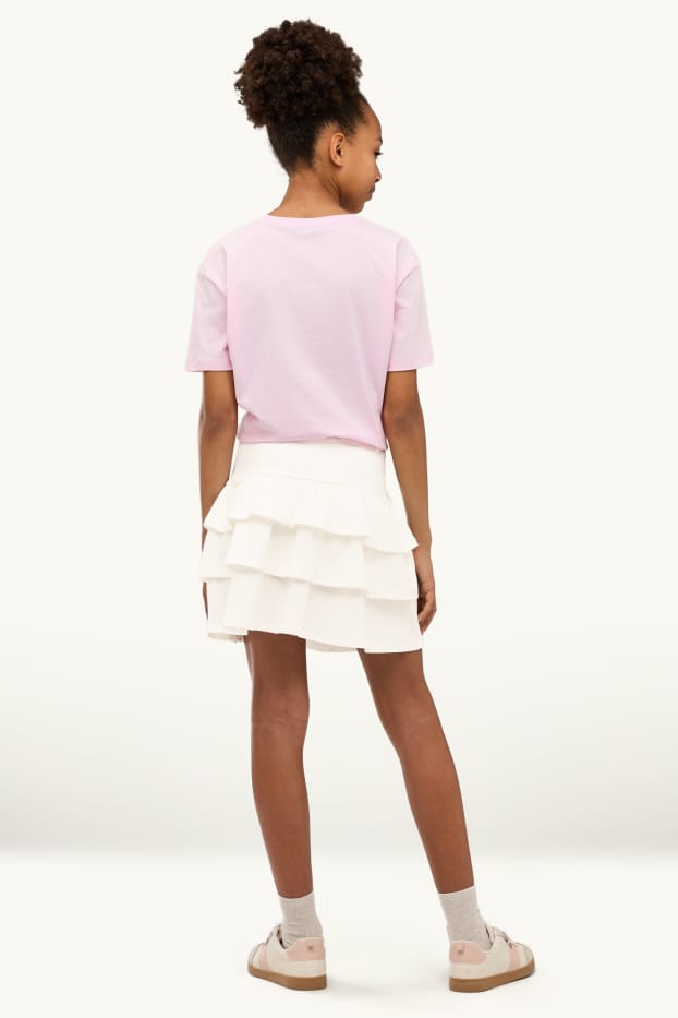 Children Girls - Skirt - white