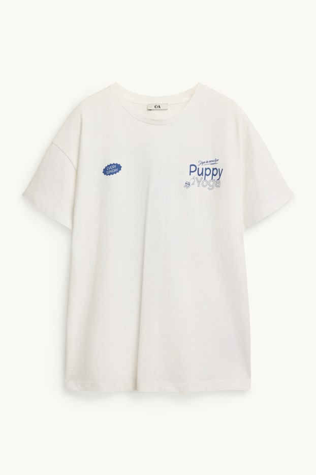 Dames - T-shirt - wit