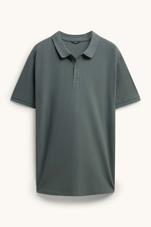 Herren - Poloshirt - Regular Fit - dunkelgrün