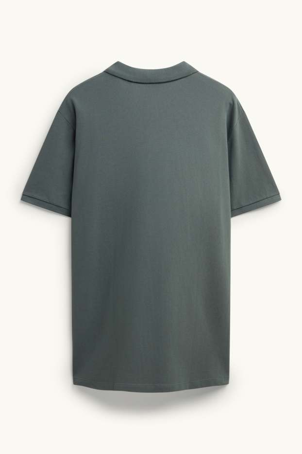 Herren - Poloshirt - Regular Fit - dunkelgrün