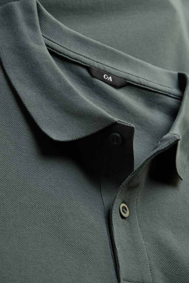 Herren - Poloshirt - Regular Fit - dunkelgrün