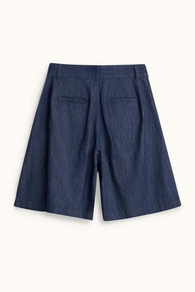 Dona - Jorts - mid waist - texà blau fosc