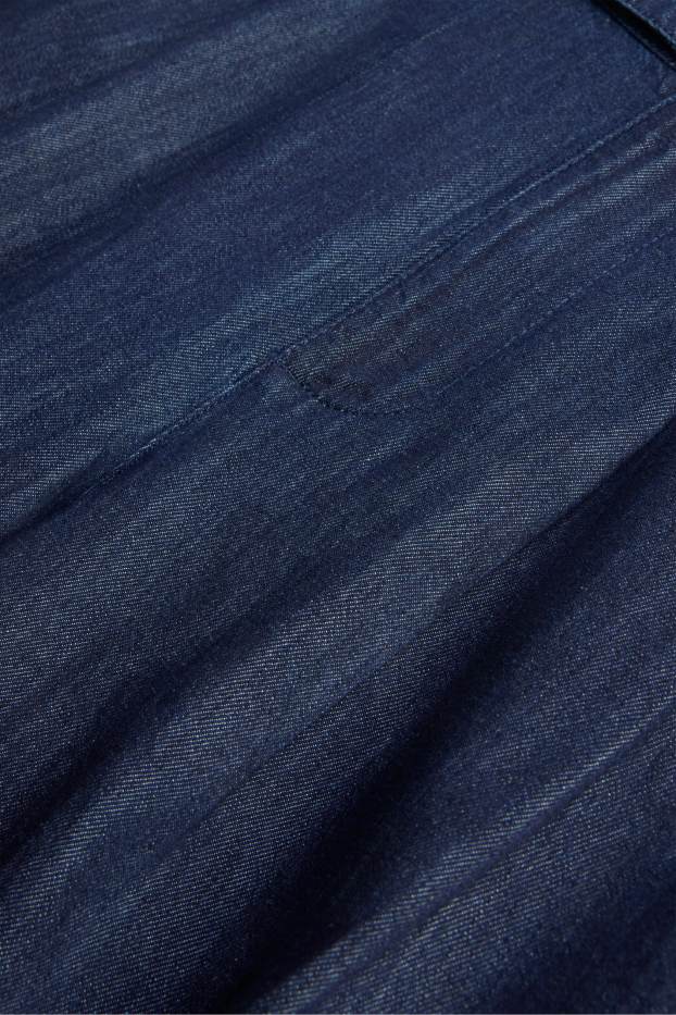 Dona - Jorts - mid waist - texà blau fosc