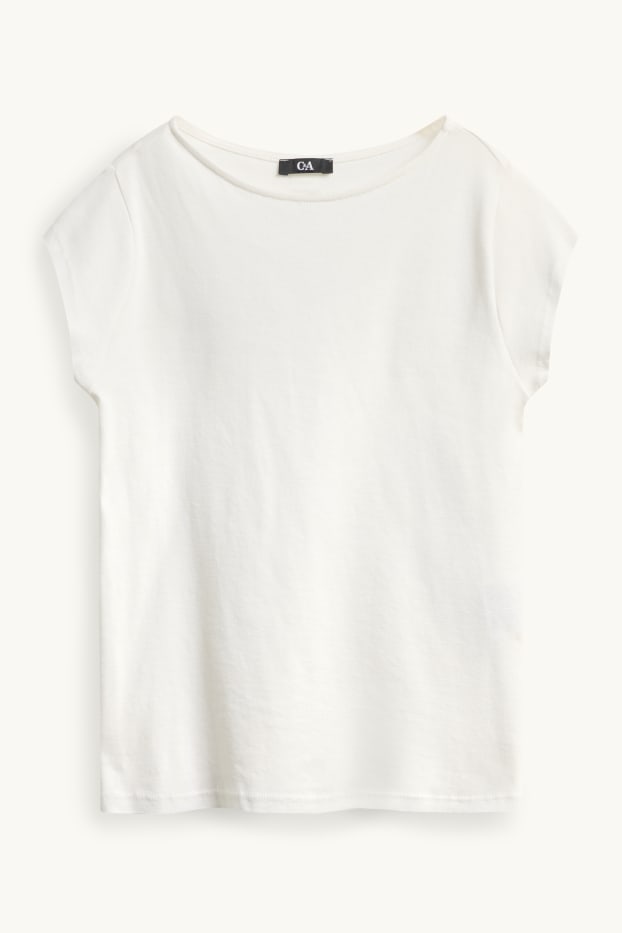 Femmes - T-shirt - blanc