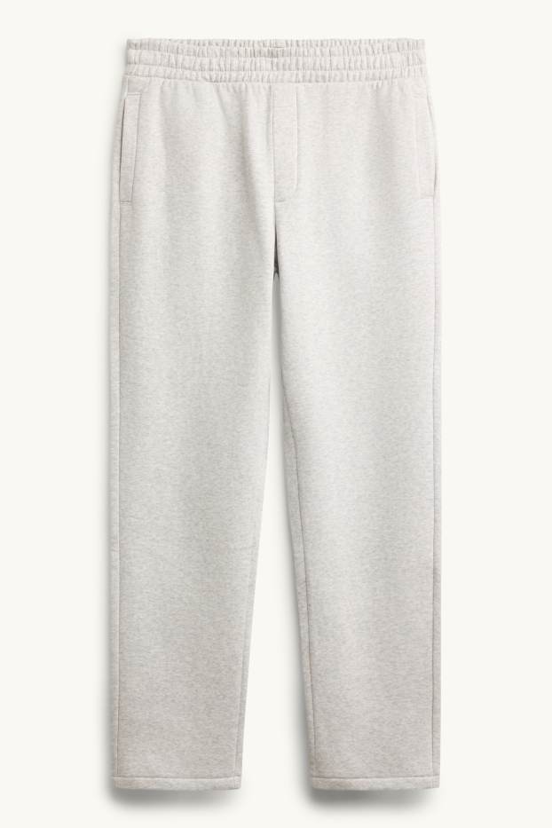 Bărbați - Pantaloni de trening - gri deschis melanj