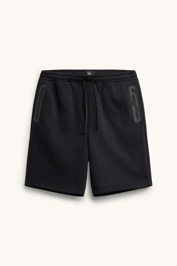 Herren - Sweatshorts - schwarz