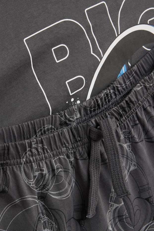 Copii - Băieți - Căști - pijama - 2 piese - gri închis
