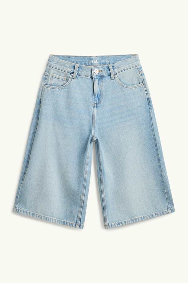 Bambine - Bermuda di jeans - jeans azzurro