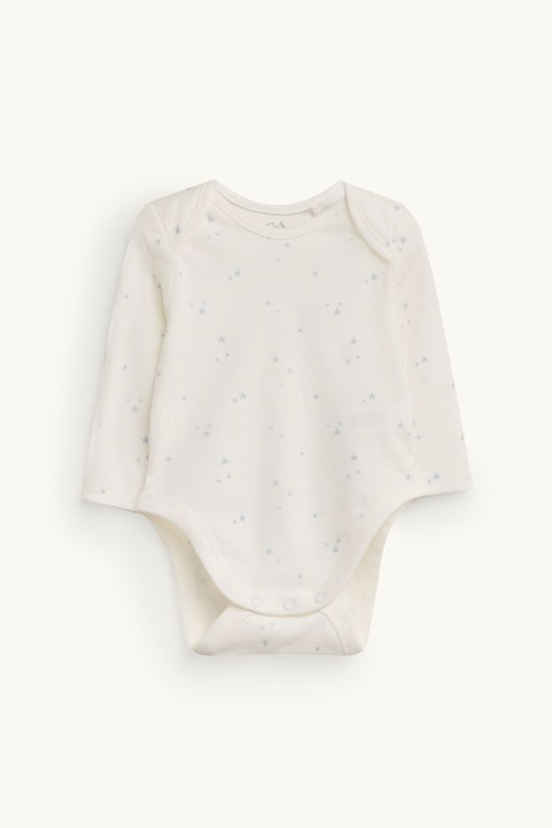 Bébés garçons - Renard et étoile - ensemble avec grenouillère - 2 pièces - bleu clair