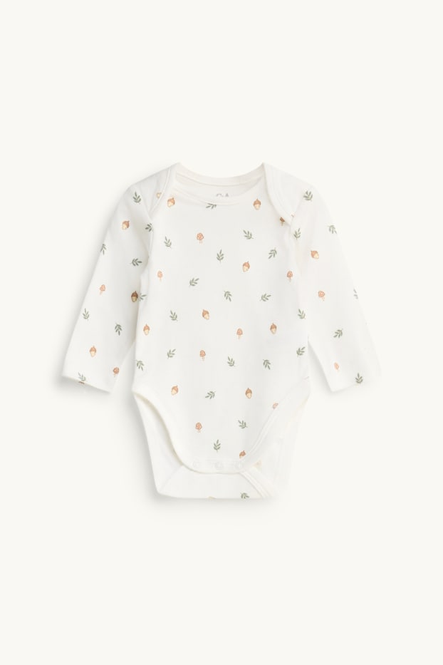 Unisexe - Ourson - ensemble avec grenouillère - 2 pièces - vert clair