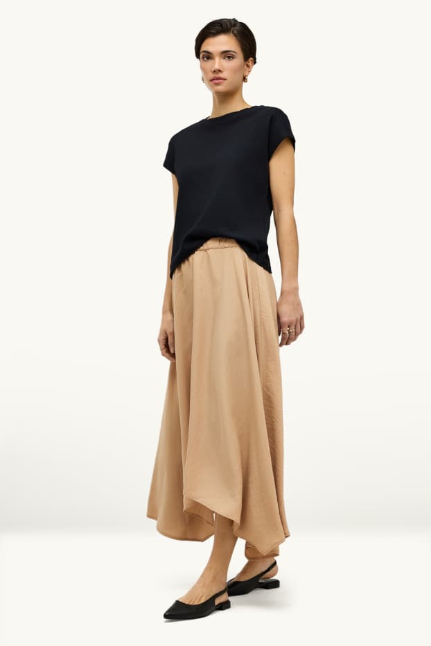 Mujer - Falda - beis