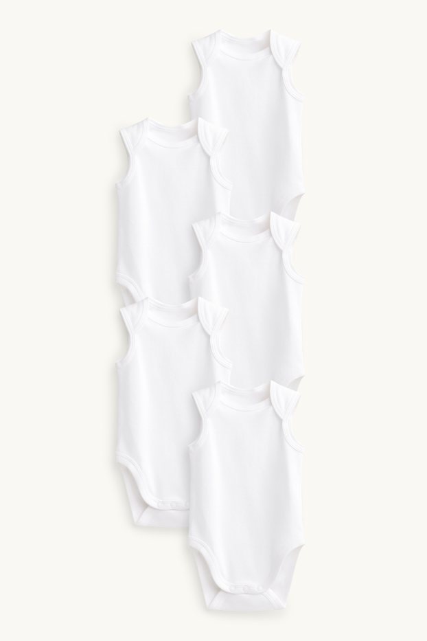 Unisex - Body incrociati neonati - bianco