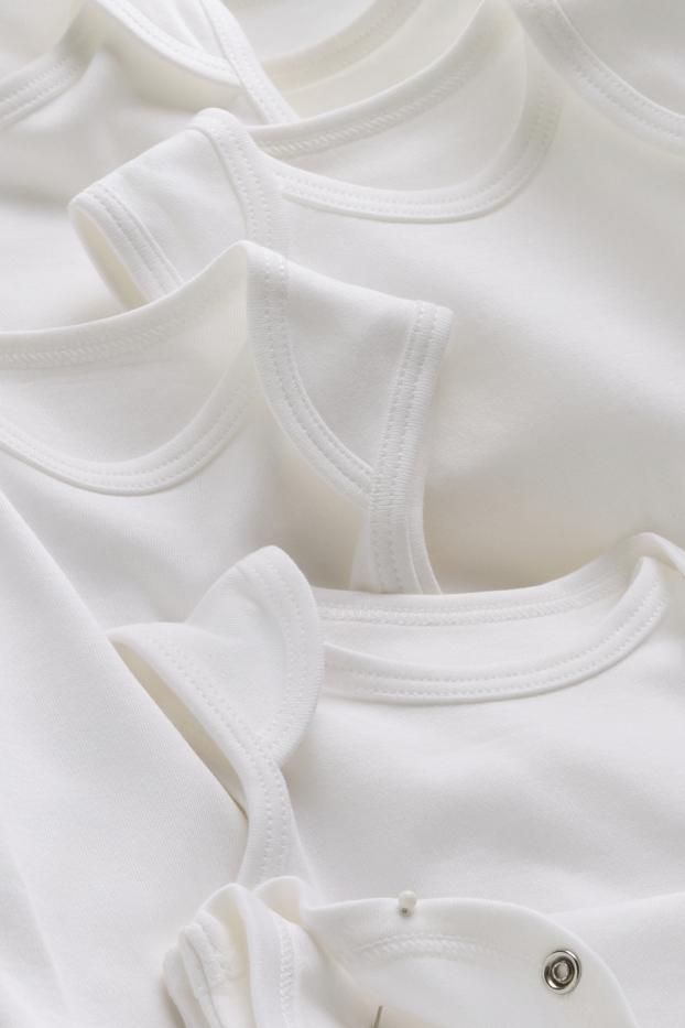 Unisex - Body incrociati neonati - bianco