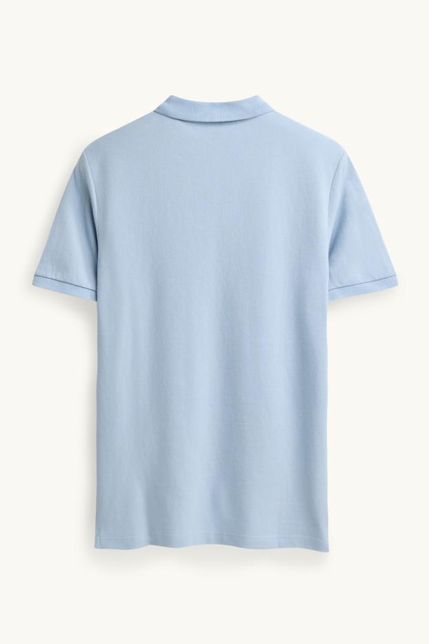 Men - Polo shirt - regular fit - light blue