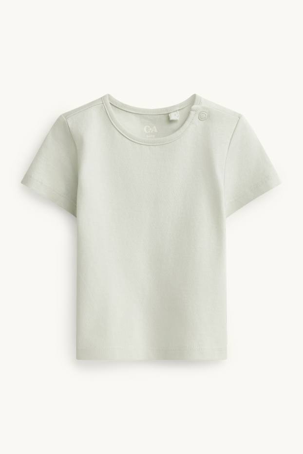 Baby Buben - Palme - Baby-Outfit - 3 teilig - weiß