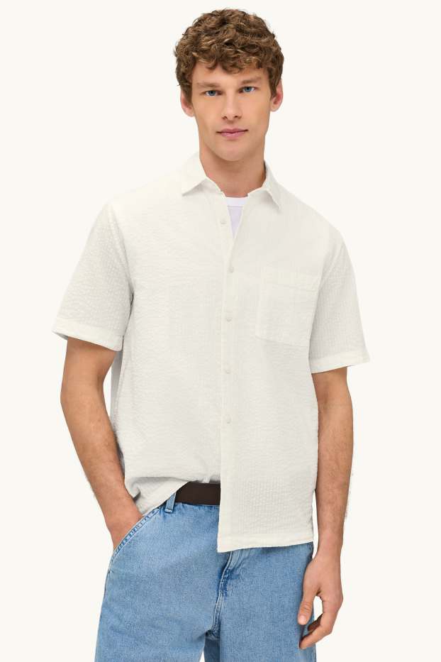 Herren - Hemd - Regular Fit - Kent - weiß