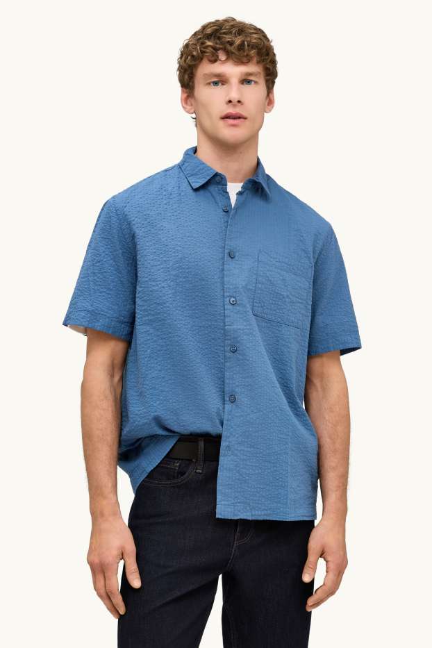 Herren - Hemd - Regular Fit - Kent - blau