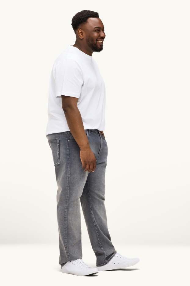 Heren - Straight jeans - LYCRA® - jeanslichtgrijs