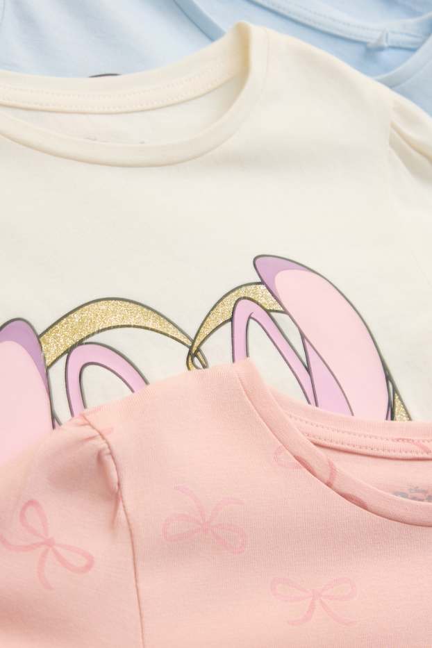 Nena - Paquet de 3 - Lilo & Stitch - samarreta de màniga llarga - blau/rosa