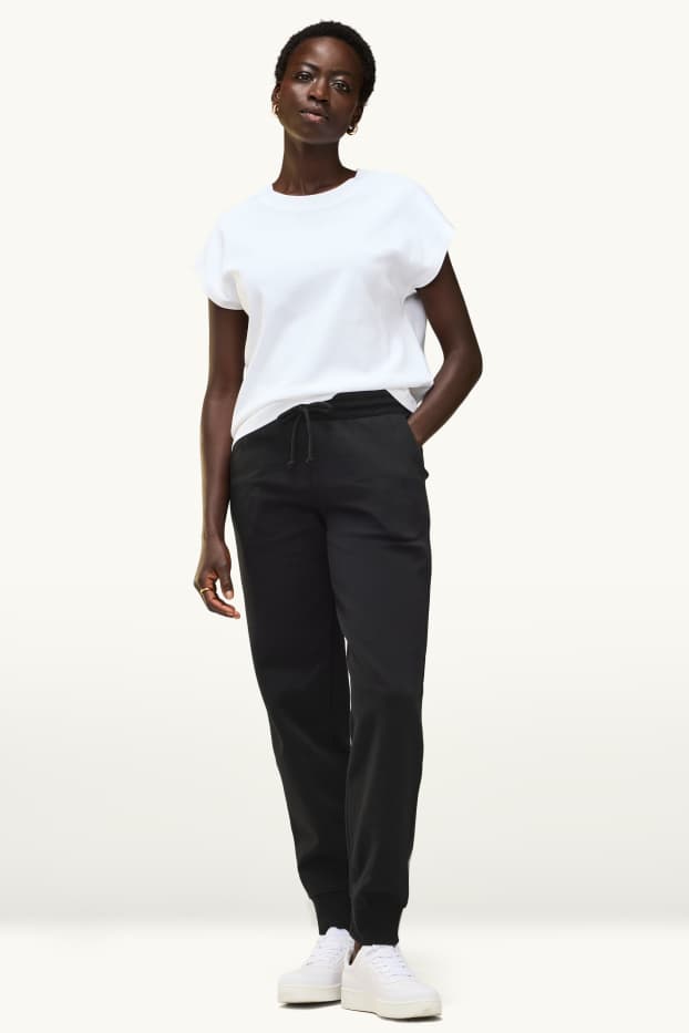 Damen - Jogginghose - schwarz