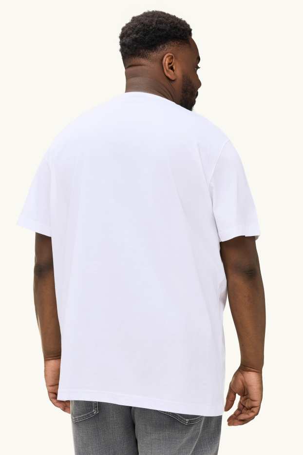 Herren - T-Shirt - Regular Fit - weiss