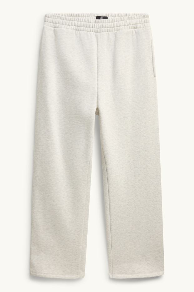 Bărbați - Pantaloni de trening - gri deschis melanj
