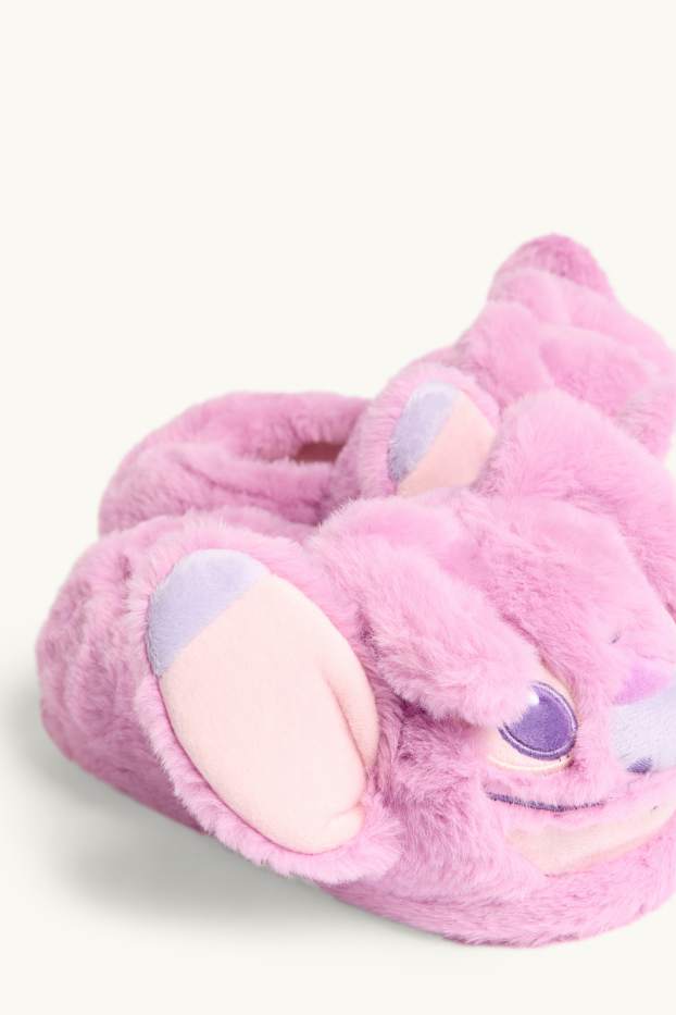 Bambine - Lilo & Stitch - pantofole - fucsia