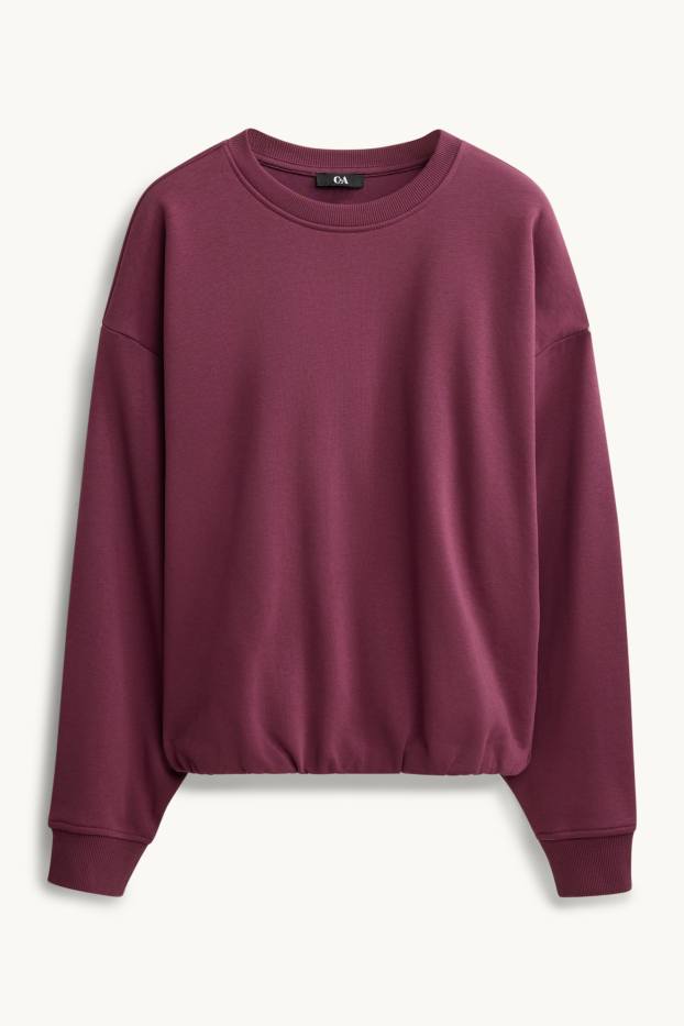 Damen - Sweatshirt - bordeaux