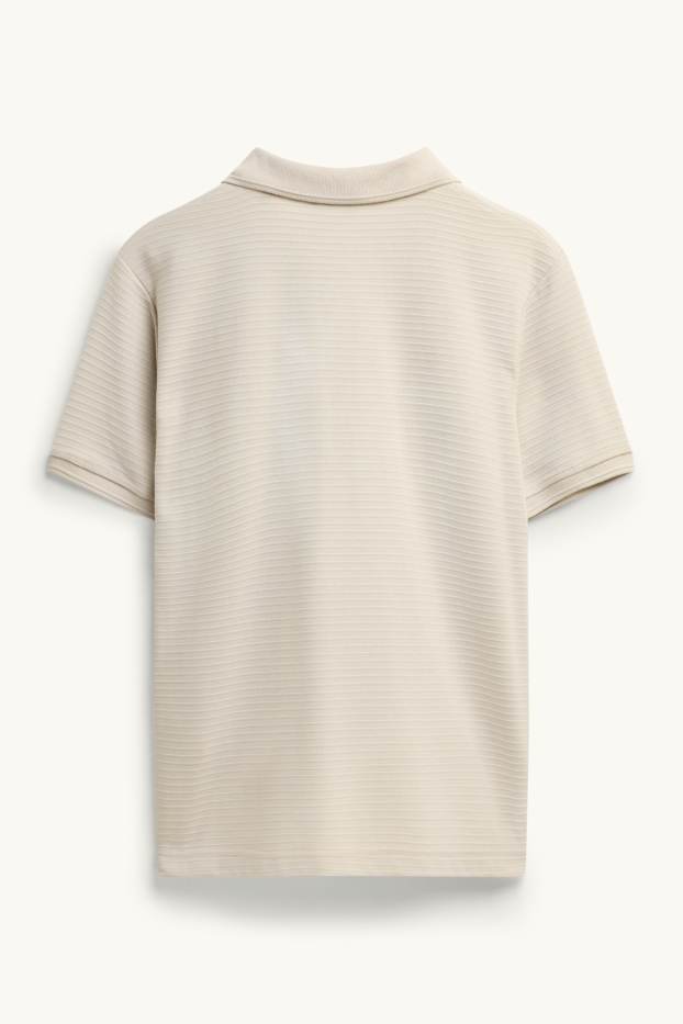 Bărbați - Tricou polo - bej