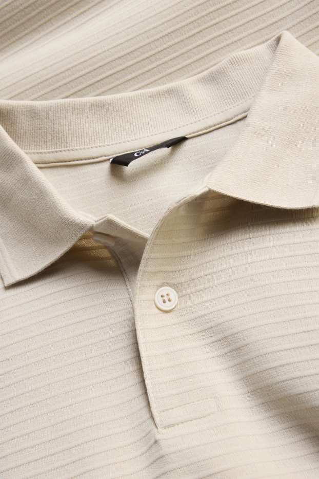 Bărbați - Tricou polo - bej