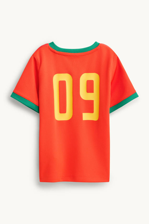 Kinder Jungen - Portugal - Kurzarmshirt - rot