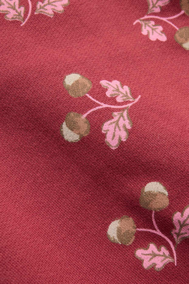 Bébés filles - Noisettes - sweat bébé - rouge
