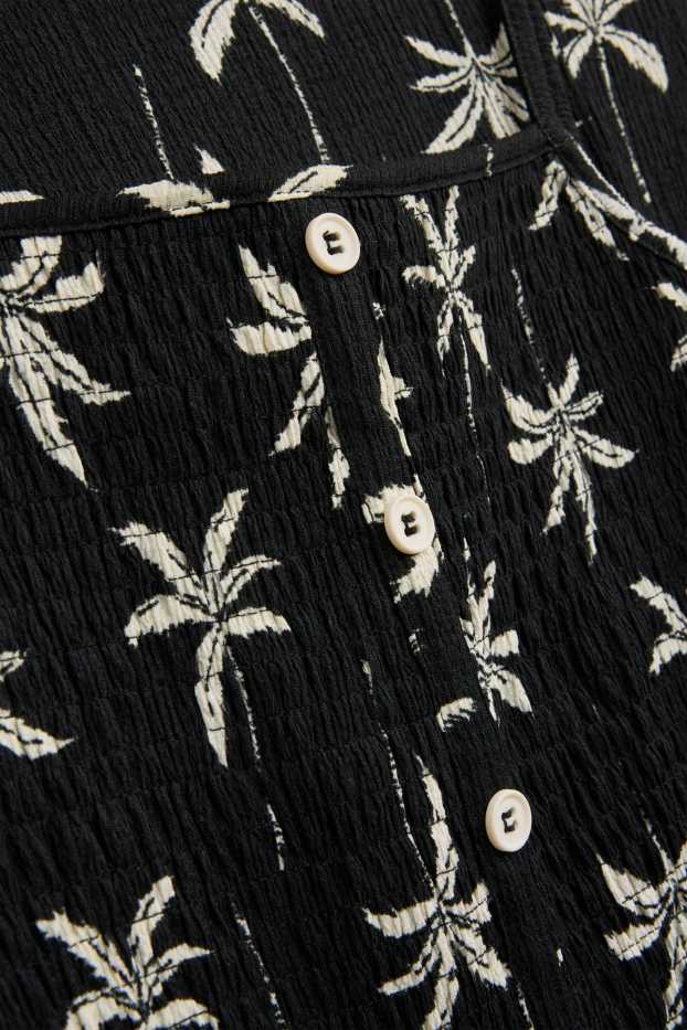 Niñas - Vestido - blanco / negro