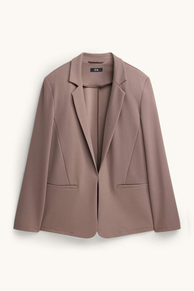 Dona - Blazer - regular fit - marró clar