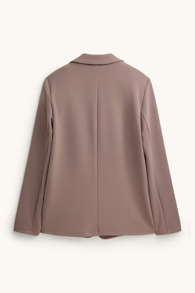 Dona - Blazer - regular fit - marró clar