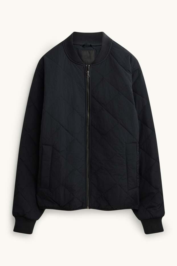 Herren - Stepp-Blouson - schwarz