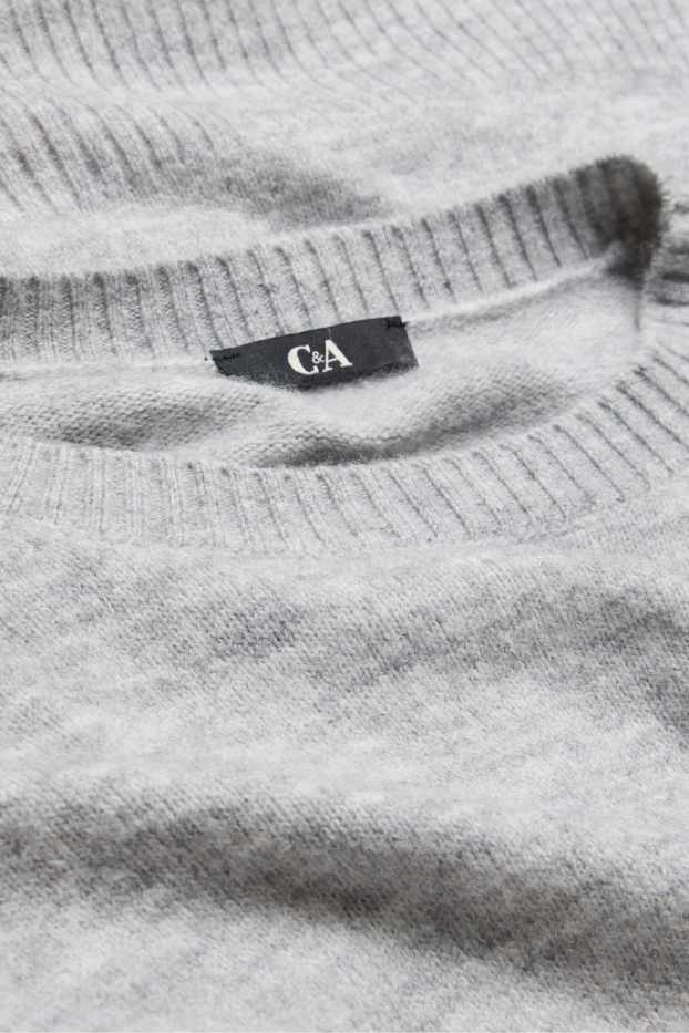 Damen - Pullover - hellgrau