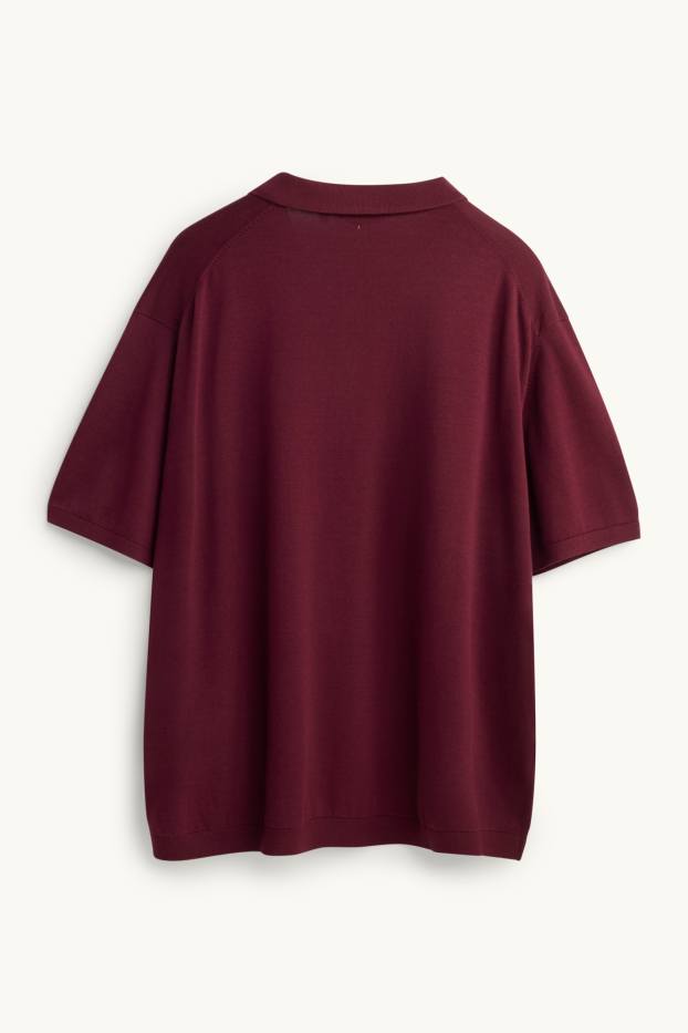 Heren - Sweatshirt - bordeaux