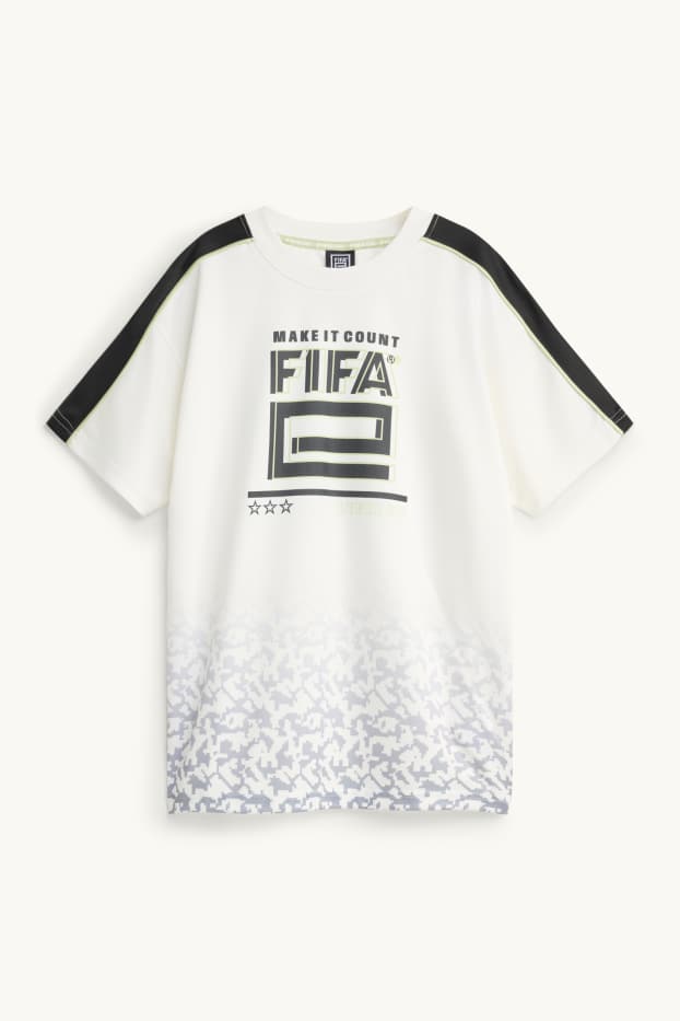 Kinderen: jongens - T-shirt - wit