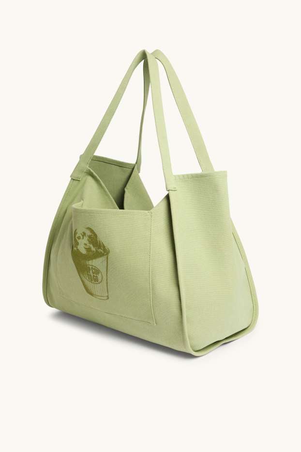 Damen - Großer Shopper - grün