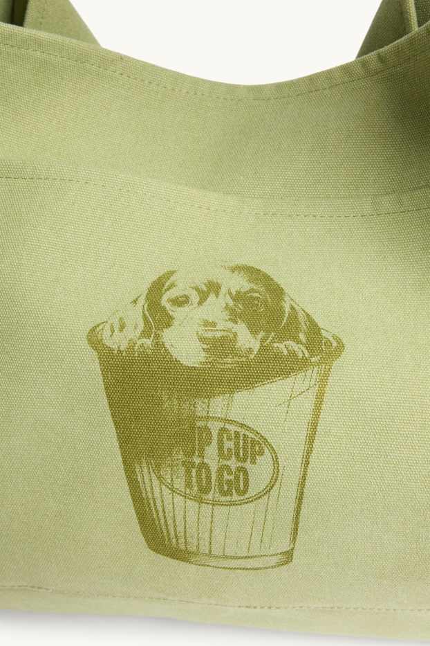 Damen - Großer Shopper - grün