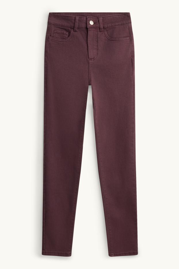 Dona - Jegging Jeans - high waist - bordeus