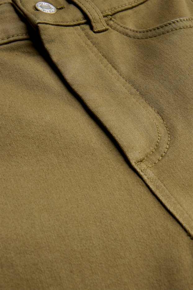 Damen - Jegging Jeans - High Waist - khaki