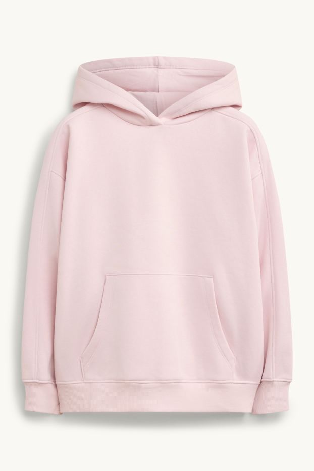 Enfants filles - Sweat à capuche - rose